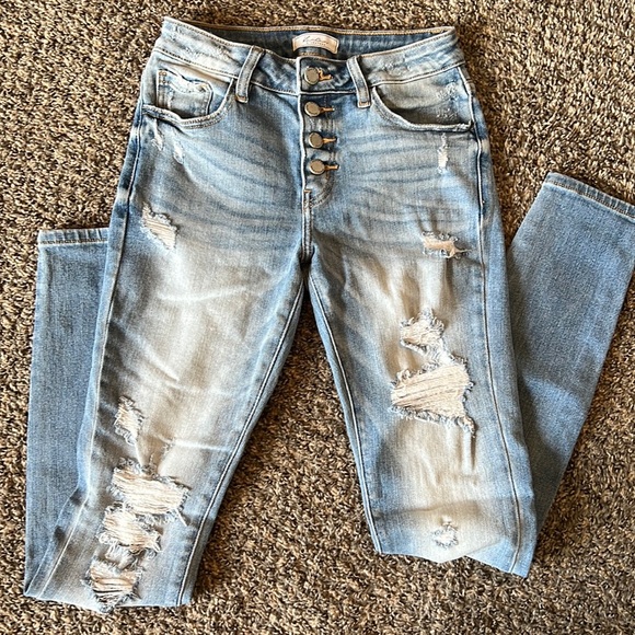 KanCan Denim - KanCan distressed skinny jeans size 25